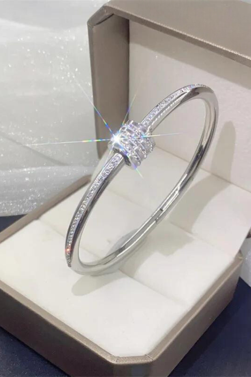 Rhinestone bangle