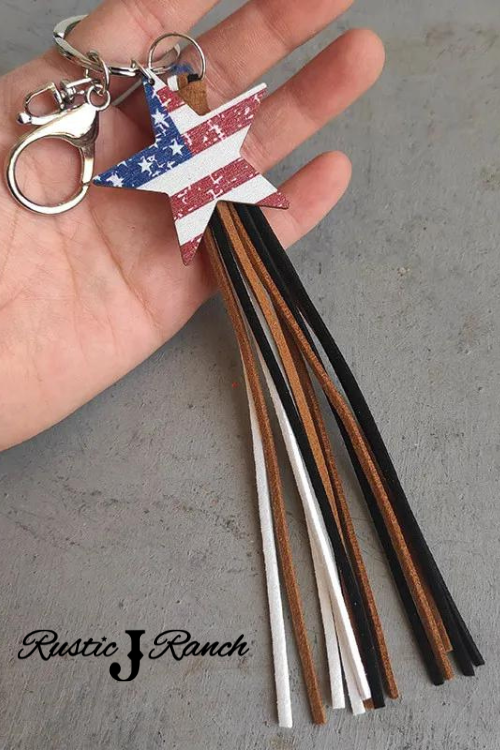 Americana Western Keychain