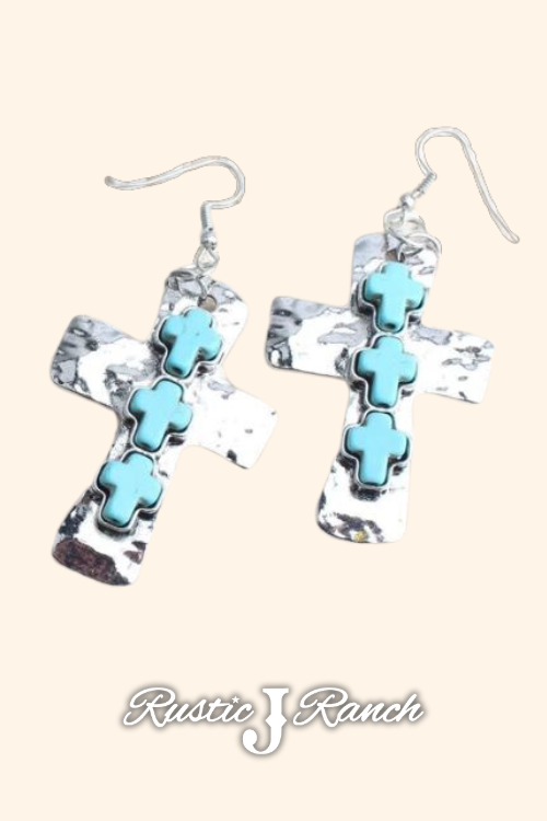 Stainless Steel Cross earrings