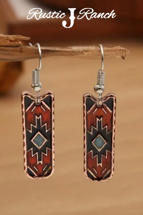 Western Aztec earrings