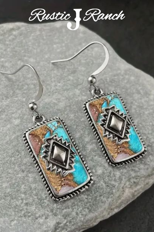 Western Aztec earrings