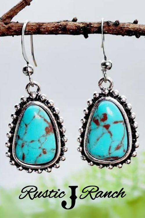 Turquoise drop earrings