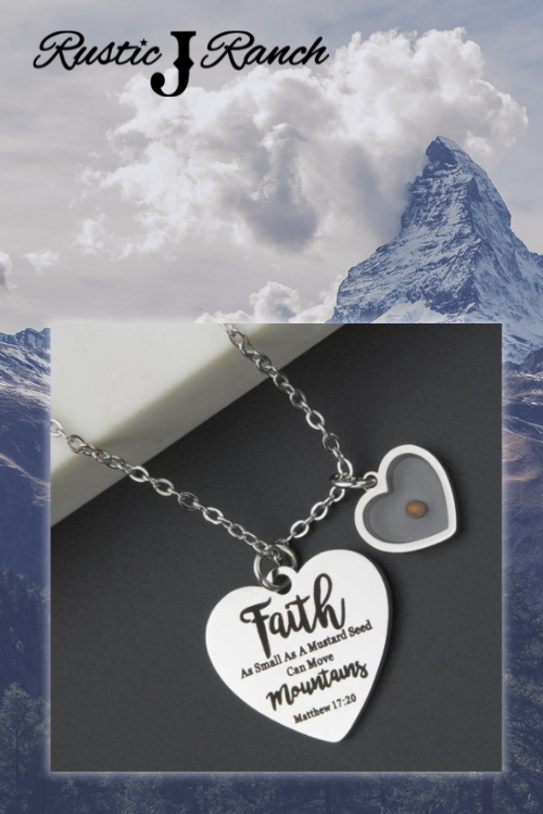 Faith as small as mustard seed necklace