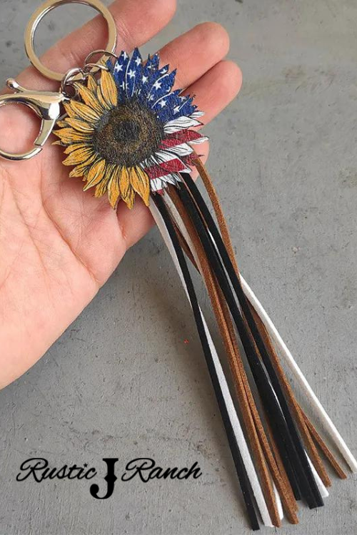 Americana Western Keychain